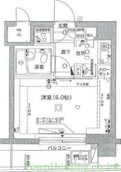 エクセリア後楽園の物件間取画像